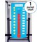 Carson Dellosa 21" x 48.5" Temperature Thermometer Pocket Chart, Behavior Management, Incentive, and Goal Tracker With Dry Erase Cards, Motivational Classroom Must Haves